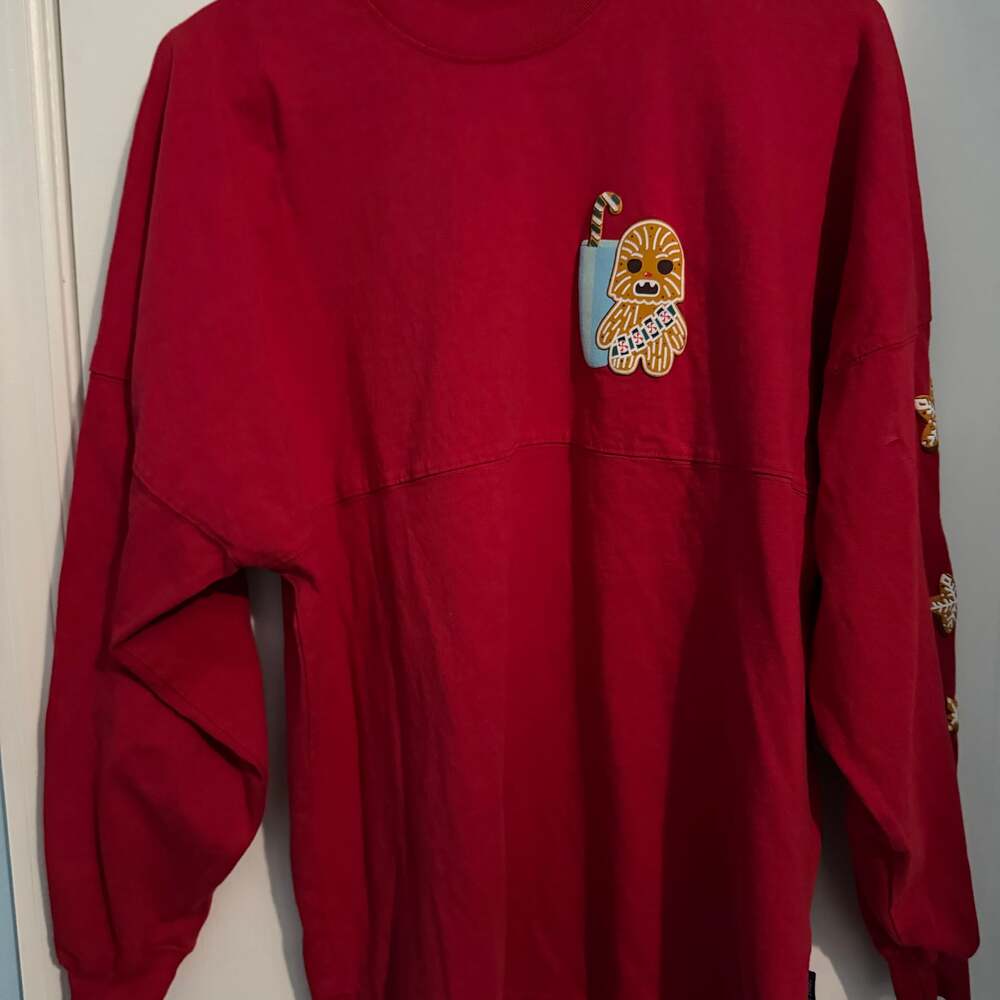 Disney Parks Star Wars Holiday Chewbacca Gingerbread Spirit Jersey